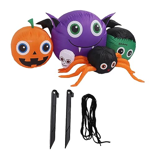 5 Fuß Hohe Halloween-Schlauchboote, Elfenspinne, IP44 wasserdichte Halloween-Schlauchboote mit Eingebauten LED-Lichtern den Garten Im Garten (EU-Stecker 220-240V) von TYCIONG