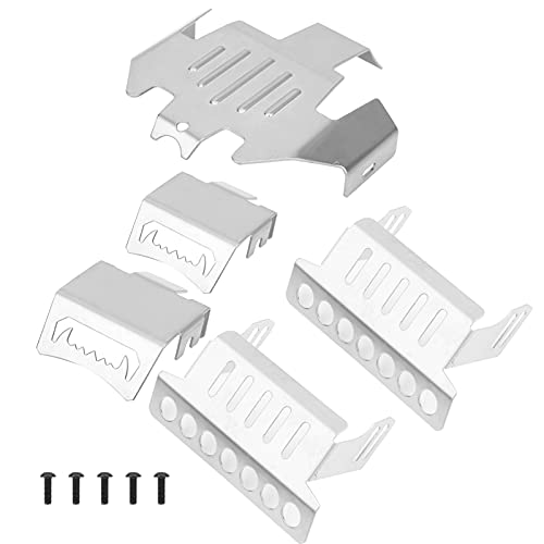 TYCIONG 5 Stück RC Crawler Chassis Panzerplatte Teile Passend TRX4 Bronco G500 1/10 RC Auto von TYCIONG