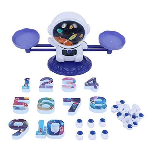 TYCIONG Kindergarten Balance Brettspiel Waagschale Spielzeug Pädagogische Mathematik Balance Spielzeug Gewichte Balance Spiel Spielzeug für (Blau) von TYCIONG