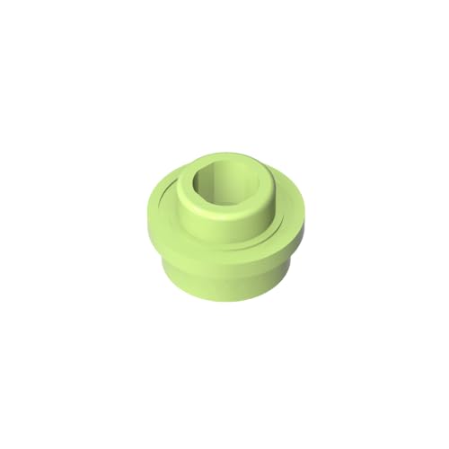 Gobricks GDS-603 PL.Round 1X1 W. THROUGHG Compatible with 85861 28626 All Major Brick Brands Toys Building Blocks Technical Parts Assembles DIY (326 Yellowish Green(044),1000PCS) von TYCOLE