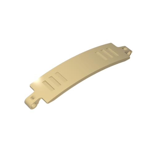 TYCOLE Gobricks GDS-1024 Technical, Panel Curved 3 x 13 Compatible with 18944 28923 All Major Brick Brands,Building Blocks,Parts and Pieces (5 Tan(031),80PCS) von TYCOLE