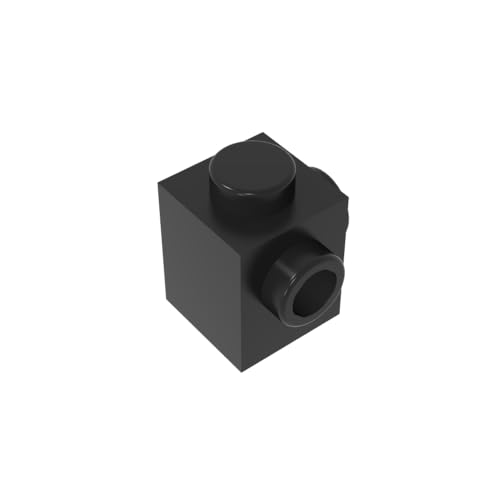 TYCOLE Gobricks GDS-1046 Brick, Modified 1 x 1 with Studs on 2 Sides, Adjacent Compatible with 26604 All Major Brick Brands,Building Blocks,Parts and Pieces (26 Black(080),20PCS) von TYCOLE