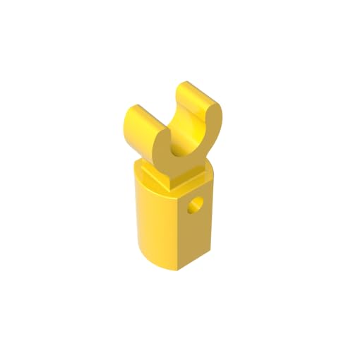 TYCOLE Gobricks GDS-1058 Bar Holder with Clip Compatible 11090 All Major Brick Brands,Building Blocks,Parts and Pieces (24 Yellow(030),50PCS) von TYCOLE