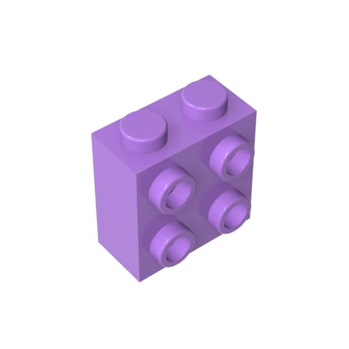 TYCOLE Gobricks GDS-1117 Brick, Modified 1 x 2 x 1 2/3 with Studs on 1 Side Compatible with 22885 All Major Brick Brands,Building Blocks,Parts and Pieces (324 Medium Lavender(062),300PCS) von TYCOLE