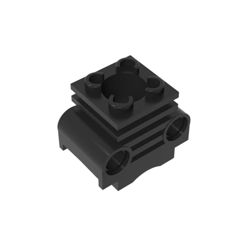 TYCOLE Gobricks GDS-1138 Cone 1 x 1 Inverted with Bar Compatible with 11610 All Major Brick Brands,Building Blocks,Parts and Pieces (26 Black(080),50PCS) von TYCOLE