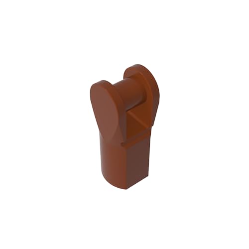 TYCOLE Gobricks GDS-1298 Bar Holder with Handle Compatible with 23443 All Major Brick Brands,Building Blocks,Parts and Pieces (192 Reddish Brown(081),50 PCS) von TYCOLE