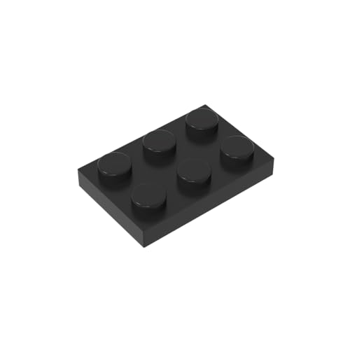 TYCOLE Gobricks GDS-510 Plate 2 x 3 Compatible with 3021 All Major Brick Brands Toys Building Blocks Technical Parts Assembles DIY (26 Black (080),20PCS) von TYCOLE