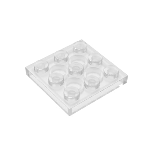 TYCOLE Gobricks GDS-518 Plate 3 x 3 Compatible with 11212 All Major Brick Brands Toys Building Blocks Technical Parts Assembles DIY (40 Trans-Clear(180),600 PCS) von TYCOLE