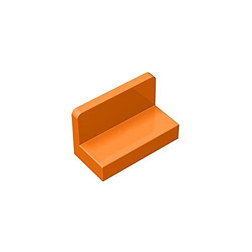 TYCOLE Gobricks GDS-568 Panel 1 x 2 x 1 Compatible with 4865 26169 30010 15714 All Major Brick Brands Toys,Building Blocks,Technical Parts,Assembles DIY (106 Orange(021),40 PCS) von TYCOLE