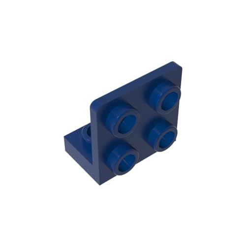 TYCOLE Gobricks GDS-642 1x2-2x2 Reverse Bracket Panel Compatible with 99207 All Major Brick Brands Toys Building Blocks Technical Parts Assembles DIY (140 Dark Blue(055),20 PCS) von TYCOLE