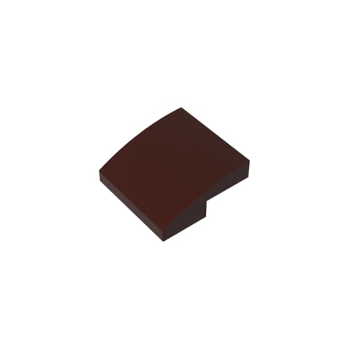 TYCOLE Gobricks GDS-659 Slope, Curved 2 x 2 Compatible with 15068 All Major Brick Brands Toys Building Blocks Technical Parts Assembles DIY (308 Dark Brown(082),600 PCS) von TYCOLE