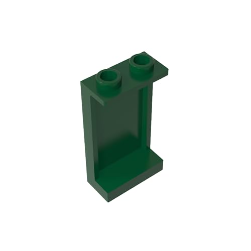 TYCOLE Gobricks GDS-781 Wall Element 1X2X3-1x2x3 Wall Compatible with 87544 74968-362 All Major Brick Brands Toys,Building Blocks,Technical Parts,Assembles (141 Dark Green(047),15 PCS) von TYCOLE