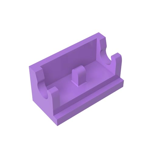 TYCOLE Gobricks GDS-829 Hinge Brick 1 x 2 Base Compatible with 3937 Pieces of Children's Toys Assembles Building Blocks Technical (324 Medium Lavender(062),30 PCS) von TYCOLE