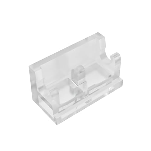 TYCOLE Gobricks GDS-829 Hinge Brick 1 x 2 Base Compatible with 3937 Pieces of Children's Toys Assembles Building Blocks Technical (40 Trans-Clear(180),30 PCS) von TYCOLE