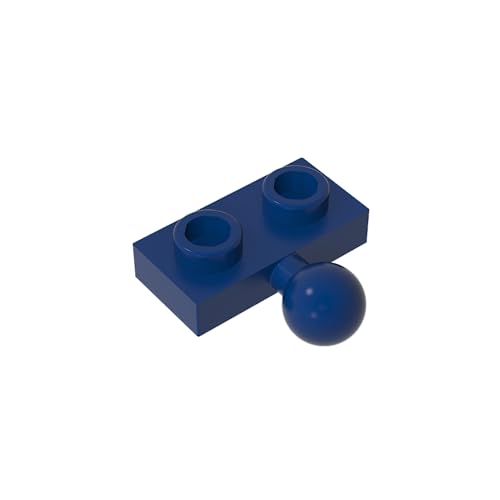 TYCOLE Gobricks GDS-849 Plate, Modified 1 x 2 with Tow Ball on Side Compatible with 14417 Children's Toys Assembles Building Block (140 Dark Blue(055),40 PCS) von TYCOLE