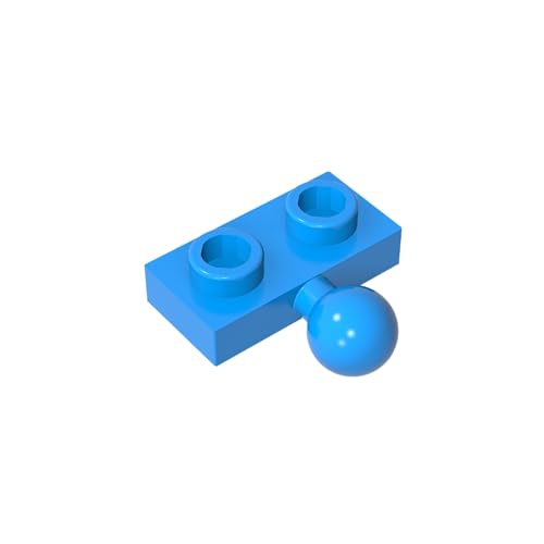 TYCOLE Gobricks GDS-849 Plate, Modified 1 x 2 with Tow Ball on Side Compatible with 14417 Children's Toys Assembles Building Block (321 Dark Azure(051),800 PCS) von TYCOLE