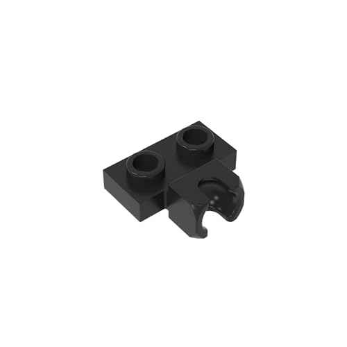 TYCOLE Gobricks GDS-850 Plate, Modified 1 x 2 with Small Tow Ball Socket on Side Compatible with 14704 Pieces of Children's Toys (26 Black(080),20 PCS) von TYCOLE