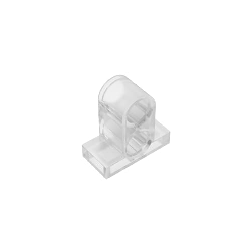 TYCOLE Gobricks GDS-937 Plate 1 x 2 x 1 2/3 with 2 Holes Compatible with 32530 All Major Brick Brands,Building Blocks,Parts and Pieces (40 Trans-Clear(180),30 PCS) von TYCOLE