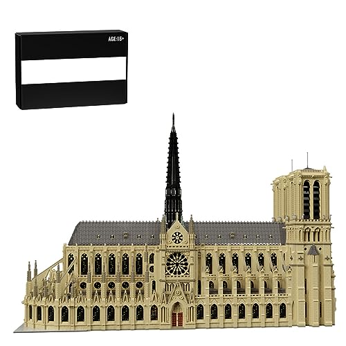 TYFUN Modular Haus Bausteine, Weltberühmte Gebäude Bausteine Bausatz, 63181Teile Notre Dame de Paris Baustein Modell, MOC Bauspielzeugsets für Kinder und Erwachsene von TYFUN