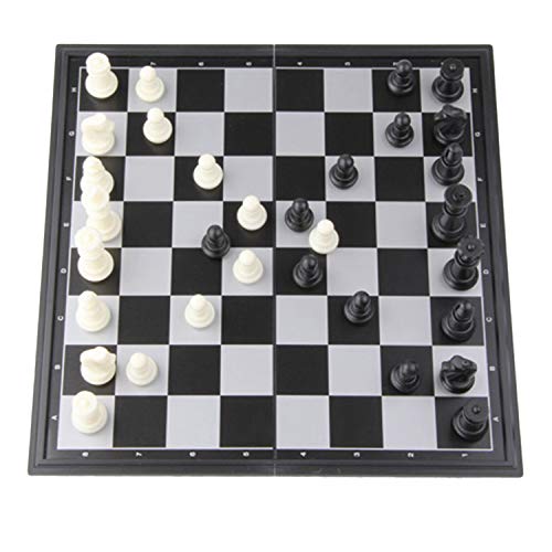 TYREE Magnetisches Schachspiel Internationales Schachpädagogisches Schachspiel Unterhaltungsspiel Schach mit Faltbrett von TYREE