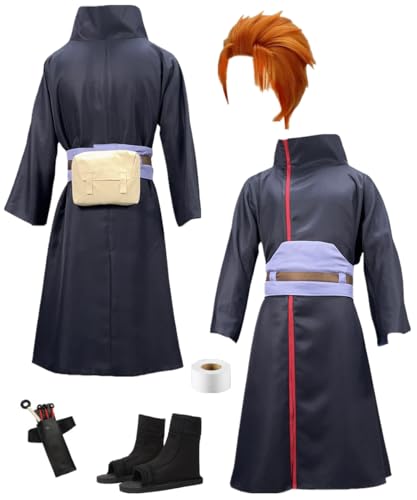 TYRHDJZQ Anime Cosplay Deep Purple Cape Herren-Outfit, Halloween-Kostüm (Größe 3XL) von TYRHDJZQ