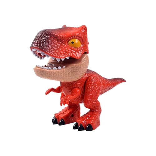 TYTUOO Kinderspielzeug 5-in-1-Dinosaurier-Modell, Bleistiftspitzer für Kinder, kreatives Dinosaurier-Schreibwarenset mit Radiergummi, flexiblem Lineal, Hefter und Spitzer (B, One Size) von TYTUOO