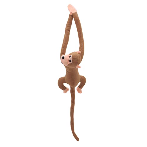 TYTUOO Kinderspielzeug Arm Schwanz Affe Gefüllte Puppe Plüsch Vorhänge Baby Schlafen Beschwichtigen Tier Auto Dekoration (H, One Size) von TYTUOO