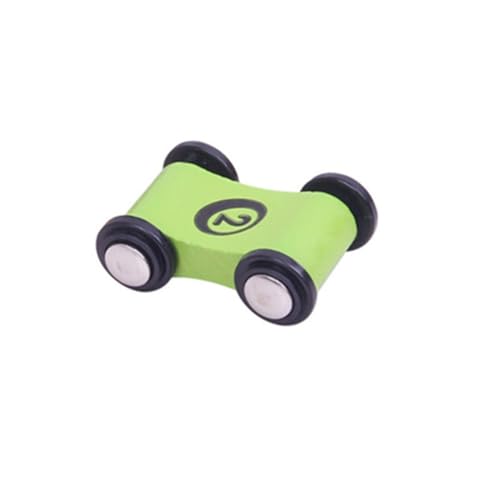 TYTUOO Kinderspielzeug Holzautospielzeug für, Mini-Scooter für, Kinder-Gleitbahnautos, Trägheitsroller, Mini-Rennspielzeug (Green, One Size) von TYTUOO