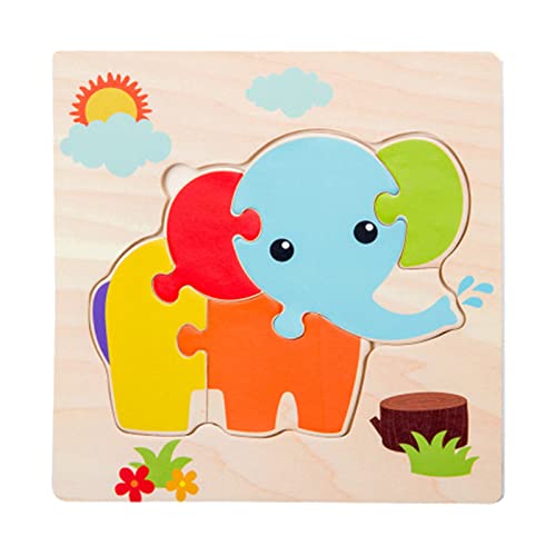TYTUOO Kinderspielzeug Kinder Cartoon Tier Verkehr Puzzle Board Baby Aufklärung Lernspielzeug (E, One Size) von TYTUOO