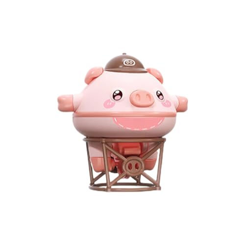 TYTUOO Kinderspielzeug Schweinespielzeug, Seiltänzer, Tumbler, Ferkel, Einrad, Spielzeug, Roly-Poly-Fingerspitzenroboter (Pink, One Size) von TYTUOO
