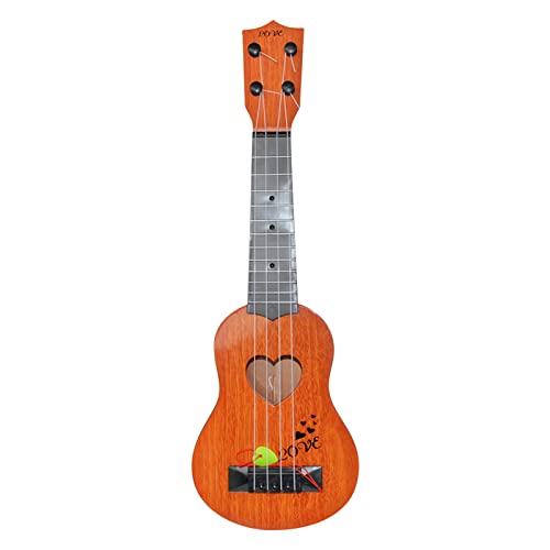 TYTUOO Kinderspielzeug Ukulele Gitarre pädagogisches Musikinstrument für Kinder (C, One Size) von TYTUOO