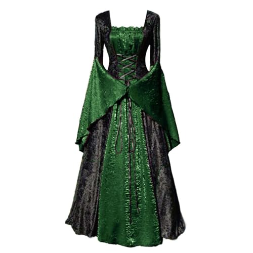 TYUIOP Abendkleid Lang Mittelalter Kleidung Damen Renaissance Kleid Und Off Shoulder Bluse Gürtel Viktorianisches Kostüm Für Karneval Halloween Große Größen Rock Gothic Herren TYUIOP Abendkleid Lang Mittelalter Kleidung Damen Renaissance Kleid Und Off Shoulder Bluse Gürtel Viktorianisches Kostüm Für Karneval Halloween Große Größen Rock Gothic Herren von TYUIOP