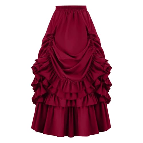 TYUIOP Abendkleid Mittelalter Kleidung Damen Renaissance Kleid Und Off Shoulder Bluse Gürtel Viktorianisches Kostüm Für Karneval Halloween Rotes Kurzarm Gothic Herren Mantel TYUIOP Abendkleid Mittelalter Kleidung Damen Renaissance Kleid Und Off Shoulder Bluse Gürtel Viktorianisches Kostüm Für Karneval Halloween Rotes Kurzarm Gothic Herren Mantel von TYUIOP