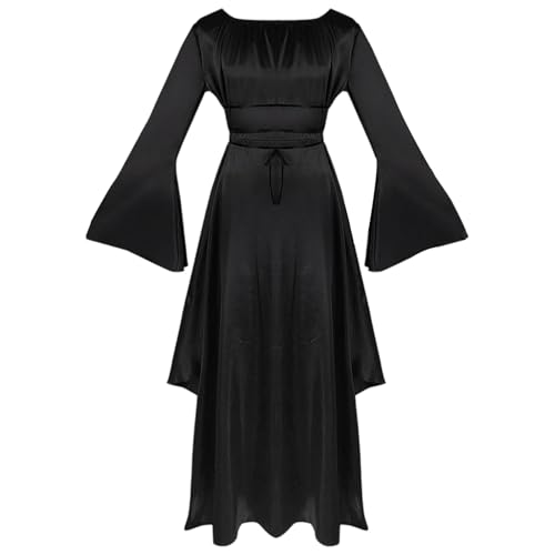 TYUIOP Abendkleider Mittelalter Kleidung Damen Renaissance Kleid Und Off Shoulder Bluse Gürtel Viktorianisches Kostüm Für Karneval Halloween Ritterkostüm Herren Rock Gothic Schwarz TYUIOP Abendkleider Mittelalter Kleidung Damen Renaissance Kleid Und Off Shoulder Bluse Gürtel Viktorianisches Kostüm Für Karneval Halloween Ritterkostüm Herren Rock Gothic Schwarz von TYUIOP
