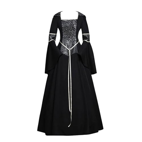 TYUIOP Gothic Kleid Mittelalter Kleidung Damen Renaissance Und Off Shoulder Bluse Gürtel Viktorianisches Kostüm Für Karneval Halloween Rotes Große Größen Xxxl Kleider Lang TYUIOP Gothic Kleid Mittelalter Kleidung Damen Renaissance Und Off Shoulder Bluse Gürtel Viktorianisches Kostüm Für Karneval Halloween Rotes Große Größen Xxxl Kleider Lang von TYUIOP
