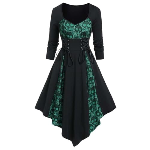 TYUIOP Hippie Kleidung Damen Mittelalter Renaissance Kleid Und Off Shoulder Bluse Gürtel Viktorianisches Kostüm Für Karneval Halloween Baumwolle Gothic Kleider Große Größen TYUIOP Hippie Kleidung Damen Mittelalter Renaissance Kleid Und Off Shoulder Bluse Gürtel Viktorianisches Kostüm Für Karneval Halloween Baumwolle Gothic Kleider Große Größen von TYUIOP
