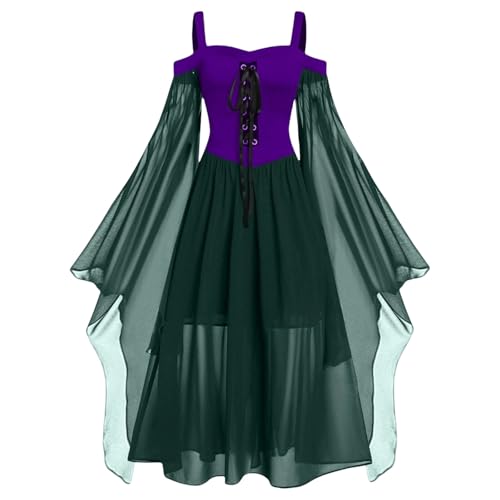 TYUIOP Kleid Damen Festlich Mittelalter Kleidung Renaissance Und Off Shoulder Bluse Gürtel Viktorianisches Kostüm Für Karneval Halloween Baumwolle Leinen Schwarzes Gothic Lang TYUIOP Kleid Damen Festlich Mittelalter Kleidung Renaissance Und Off Shoulder Bluse Gürtel Viktorianisches Kostüm Für Karneval Halloween Baumwolle Leinen Schwarzes Gothic Lang von TYUIOP