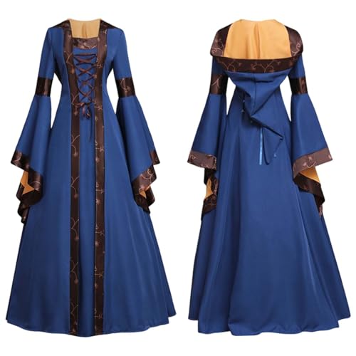 TYUIOP Sommerkleid Damen Lang Mittelalter Kleidung Renaissance Kleid Und Off Shoulder Bluse Gürtel Viktorianisches Kostüm Für Karneval Halloween Rock Kurz Gothic Herren Mantel TYUIOP Sommerkleid Damen Lang Mittelalter Kleidung Renaissance Kleid Und Off Shoulder Bluse Gürtel Viktorianisches Kostüm Für Karneval Halloween Rock Kurz Gothic Herren Mantel von TYUIOP