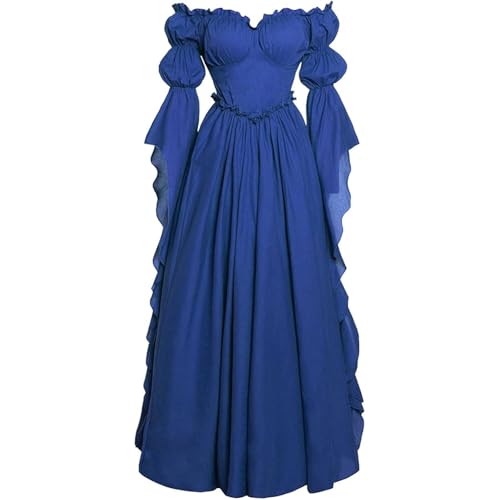 TYUIOP damenkleider sommer mittelalter kleidung damen renaissance kleid und off shoulder bluse gürtel viktorianisches kostüm für karneval halloween rock kurz gothic kleider große größen TYUIOP damenkleider sommer mittelalter kleidung damen renaissance kleid und off shoulder bluse gürtel viktorianisches kostüm für karneval halloween rock kurz gothic kleider große größen von TYUIOP