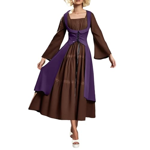 TYUIOP mittelalter kleidung damen, renaissance kleid damen und off shoulder bluse mit corsett, gürteltasche, kopfschmuck, gürtel, viktorianisches kostüm für karneval halloween TYUIOP mittelalter kleidung damen, renaissance kleid damen und off shoulder bluse mit corsett, gürteltasche, kopfschmuck, gürtel, viktorianisches kostüm für karneval halloween von TYUIOP