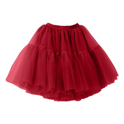 TYUIOP rock tüll zubehör ballett rot tanzkleidung ballettkleidung 80er jahre outfit damen tutu festival hose damen leoparden rock damen halloween kostüm damen maxi rock satin von TYUIOP