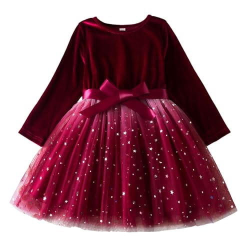 TYUIOP weihnachtskleidung baby weihnachtsoutfit mädchen festliches kleid langarm weihnachtsmann mütze und bart babykleidung weihnachtskostüm kinder prinzessin kostüm accessoires kostüm junge von TYUIOP