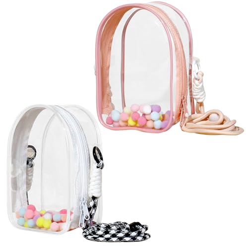 TYXHXTF 2PCS Tragbarer Speicherbeutel, Mini Blind 17cm Box Doll Transparent Rucksack, La-bu Transparent Protective Cover with Schultergurte Pom Pom TYXHXTF 2PCS Tragbarer Speicherbeutel, Mini Blind 17cm Box Doll Transparent Rucksack, La-bu Transparent Protective Cover with Schultergurte Pom Pom von TYXHXTF
