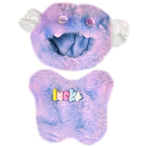 TYXHXTF Puppenkleidung, Modische und Süße Lila Monster, 17 cm Große Kleidung für Puppe, Kleidung Plüsch TYXHXTF Puppenkleidung, Modische und Süße Lila Monster, 17 cm Große Kleidung für Puppe, Kleidung Plüsch von TYXHXTF