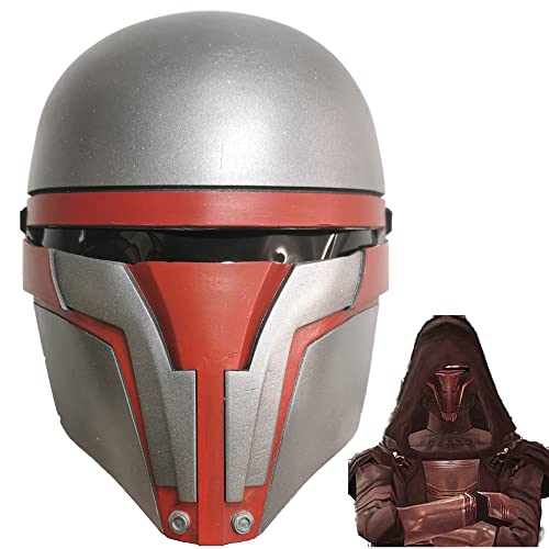 TZLCOS Darth Revan Deluxe Resin Maske Cosplay Halloween Kostüm Requisiten Maskerade (Harz), Grau, Einheitsgröße von TZLCOS