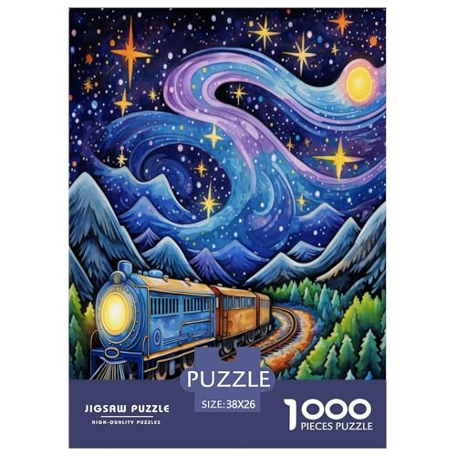 Dampfzug Puzzle 1000 Teile Schwer Puzzle Spielzeug Lernspiel Impossible Herausforderungsspielzeug Für Erwachsene Kinder 38x26cm/1000pcs Dampfzug Puzzle 1000 Teile Schwer Puzzle Spielzeug Lernspiel Impossible Herausforderungsspielzeug Für Erwachsene Kinder 38x26cm/1000pcs von TZOVPCDFA