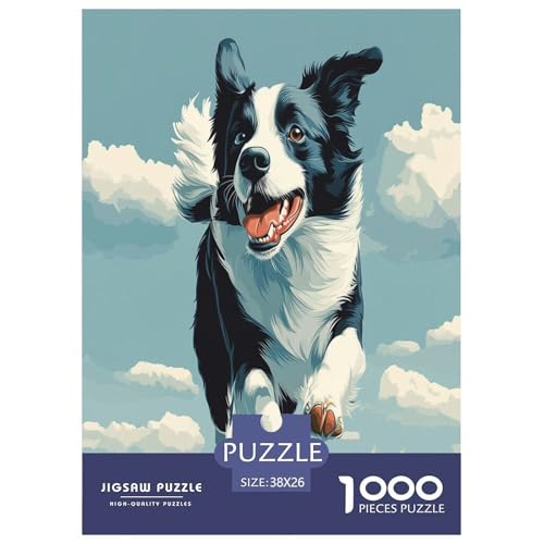 Der Border Collie Puzzle 1000-teilige Schwer Puzzle Spielzeug Lernspiel Impossible Herausforderungsspielzeug Für Erwachsene Und Kinder Ab 12 Jahren 38x26cm/1000pcs Der Border Collie Puzzle 1000-teilige Schwer Puzzle Spielzeug Lernspiel Impossible Herausforderungsspielzeug Für Erwachsene Und Kinder Ab 12 Jahren 38x26cm/1000pcs von TZOVPCDFA