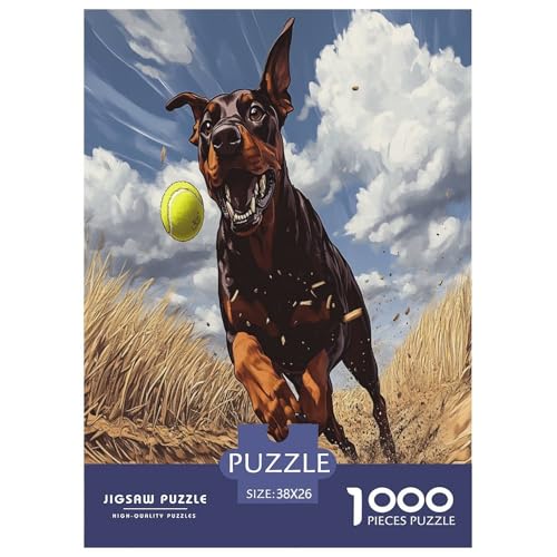 Doberman Puzzle 1000 Teile Schwer Puzzle Spielzeug Lernspiel Impossible Herausforderungsspielzeug Für Erwachsene Kinder 38x26cm/1000pcs Doberman Puzzle 1000 Teile Schwer Puzzle Spielzeug Lernspiel Impossible Herausforderungsspielzeug Für Erwachsene Kinder 38x26cm/1000pcs von TZOVPCDFA