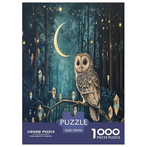 Eule Puzzle 1000-teilige Schwer Puzzle Spielzeug Lernspiel Impossible Herausforderungsspielzeug Für Erwachsene Und Kinder in Bewährter 70x50cm/1000pcs Eule Puzzle 1000-teilige Schwer Puzzle Spielzeug Lernspiel Impossible Herausforderungsspielzeug Für Erwachsene Und Kinder in Bewährter 70x50cm/1000pcs von TZOVPCDFA