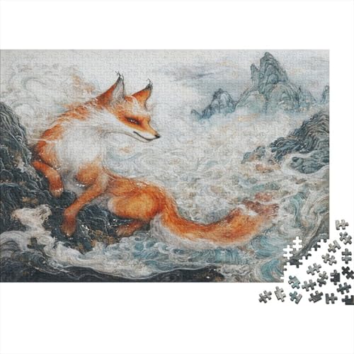 Fuchs Puzzle 1000 Teile Puzzle Für Erwachsene Und Kinder Ab 14 Jahren Puzzel 1000pcs (75x50cm) von TZOVPCDFA